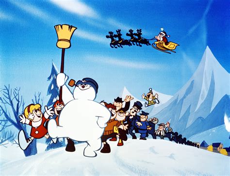 frosty the snowman melting scene